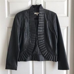 Yvonne Marie 100% leather black jacket / M